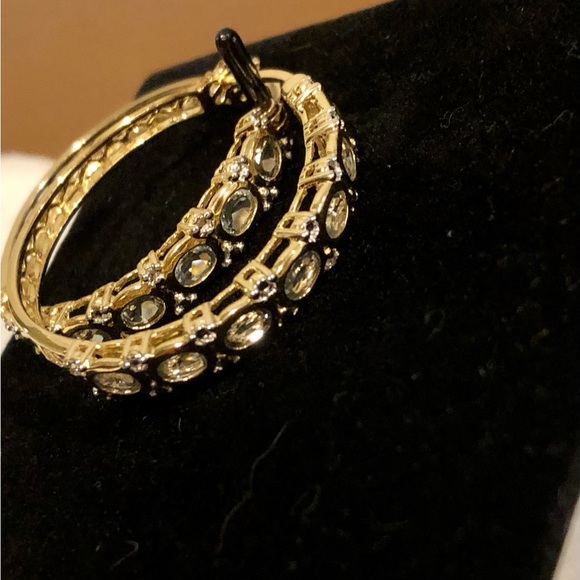 14K hoops gems - Picture 6 of 8